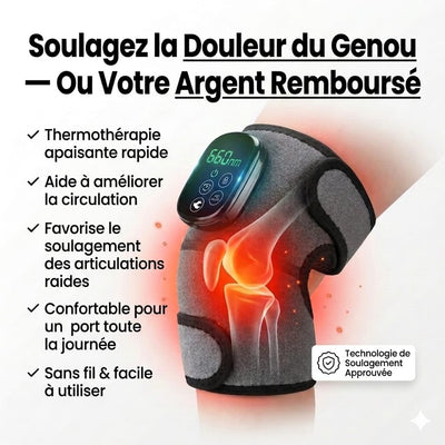 GenouZen™- Genouillère chauffante LED